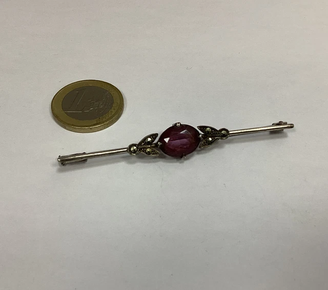 Bijoux Ancienne Broche avec Initiale à Identifier (9-39/1