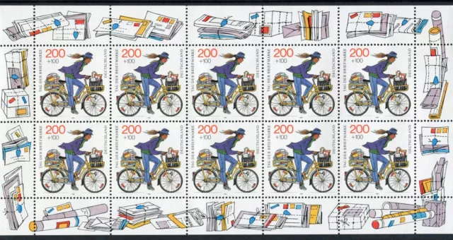 10 x Bund Nr. 1814 Kleinbogen KB postfrisch BRD Tag der Briefmarke 1995 MNH 38 €