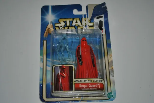 2002 Hasbro Star Wars Attack of the Clones "Royal Guard" action figure