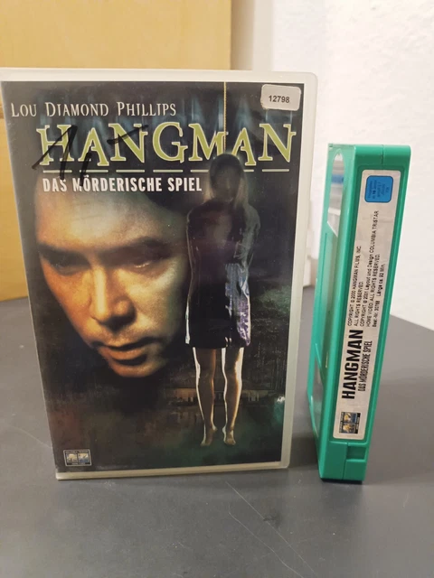 Hangman Spiel Mit Dem Tod Mediathek HANGMAN - DAS mörderische Spiel - Lou Diamond Phillips - (VHS Kassette