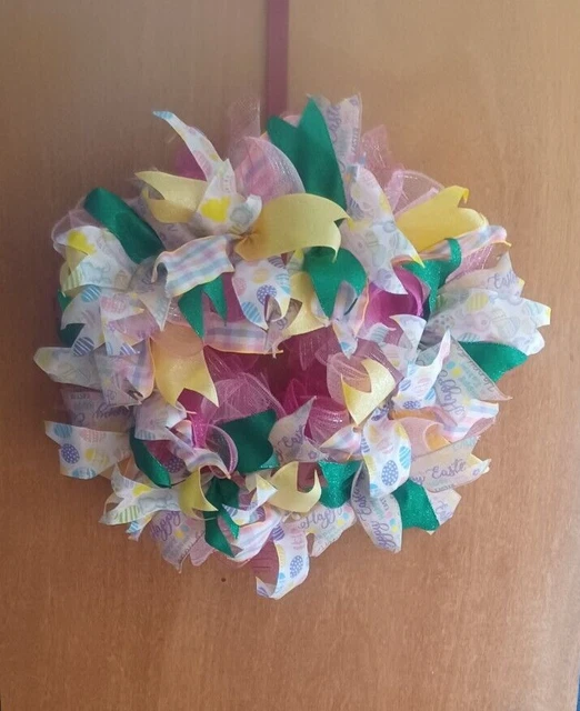 Easter Ribbons Galore Wreath (#CS08)