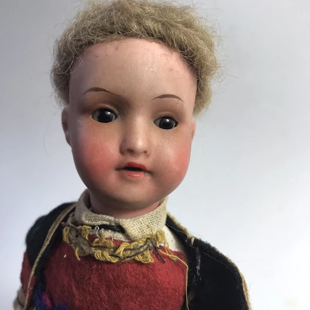 Ancienne Poupée Unis France Années 60 – Yeux Sulfure Dormants, Porcelaine, Fille