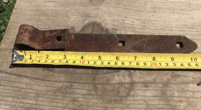 Antique Barn Door Hinge Latch Strap Handmade Blacksmith