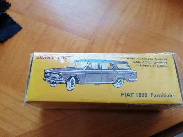 Dinky Toys 548 – Fiat 1800 – Crème Toit Noir – Miniature Ancienne