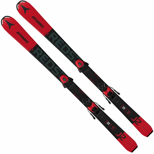 Atomic Redster J2 Ski + Bindung Kinder-Skiset Alpin Set Junior Piste Pistenski