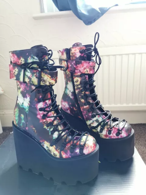 Club exx obsidian top wasteland buckled boots