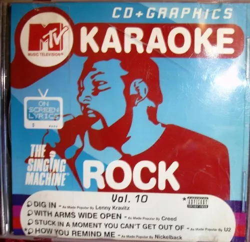 Various - Karaoke: Mtv Rock 10 CD ** Free Shipping**