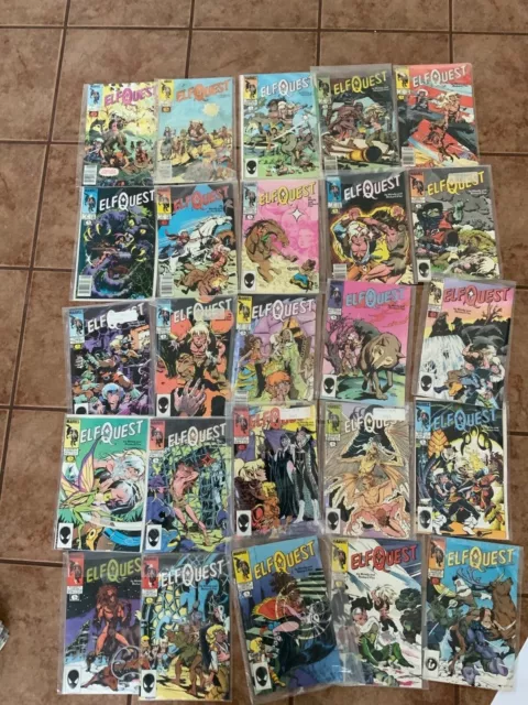 Elf Quest #1-32 MARVEL Comic Book Lot 1985-87 with a few duplicate issues