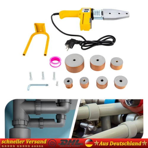 Muffen-Schweißgerät Für PE PP Rohre, 16–63 Mm – Handbetrieben, Für Fusiotherm & Aquatherm Systeme