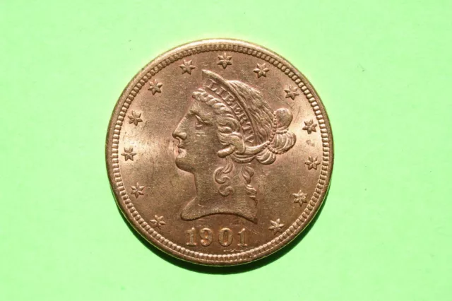 1901 $10 LIBERTY Eagle Gold Coin $1,075.00 - PicClick
