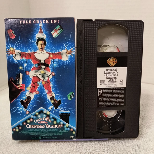 NATIONAL LAMPOON'S CHRISTMAS Vacation (VHS, 1991) Chevy Chase, Randy