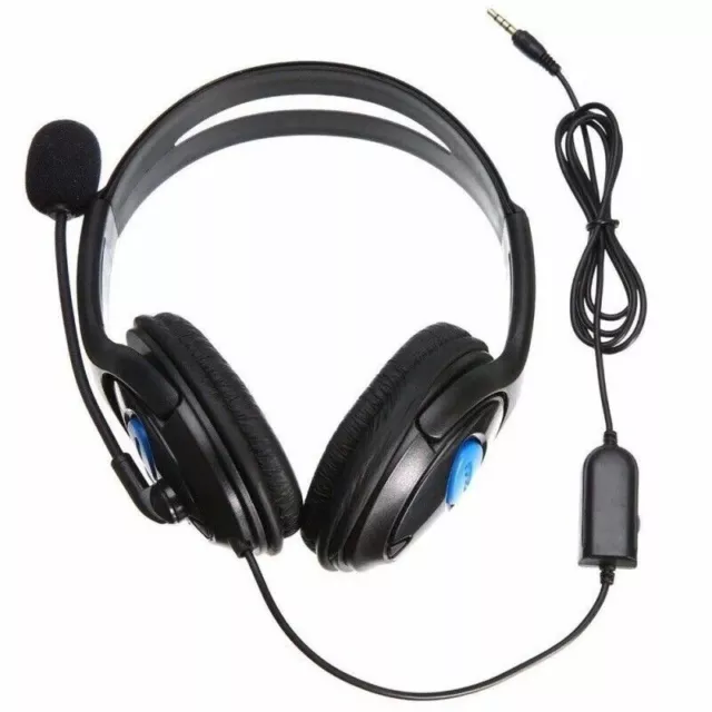 Stereo Wired Gaming Headsets Headphones with Mic for PS4 Playstation 4 PC Laptop 3