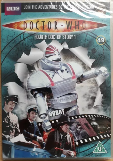 DOCTOR WHO - ROBOT (DVD FILES No. 49, 2010) STARRING TOM BAKER *NEW & SEALED*