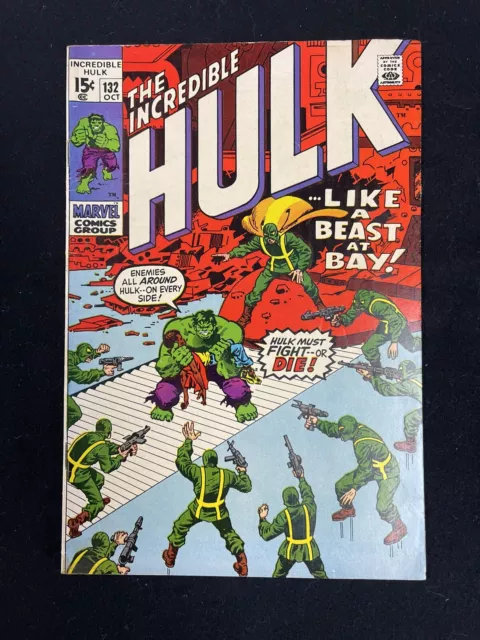 The Incredible Hulk #132 (Oct 1970, Marvel)