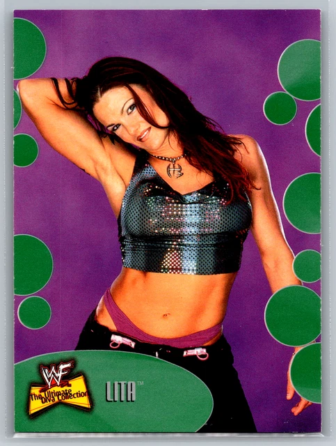 Lita 2001 Fleer WWF Ultimate Divas Collection Rookie Card RC #33 WWE Lita 2001 Fleer WWF Ultimate Divas Collection Rookie Card RC #33 WWE