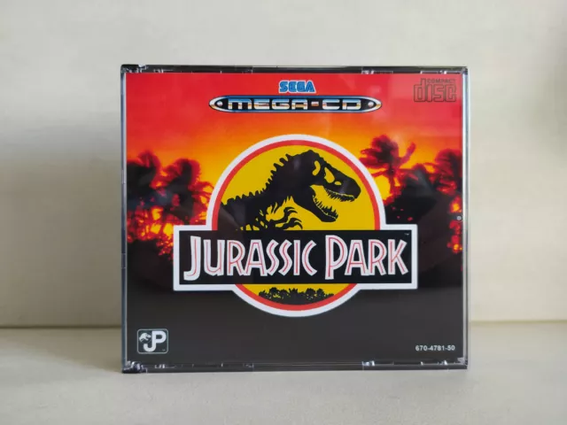 Jurassic Park SEGA MEGA CD / Repro Boitier et disque