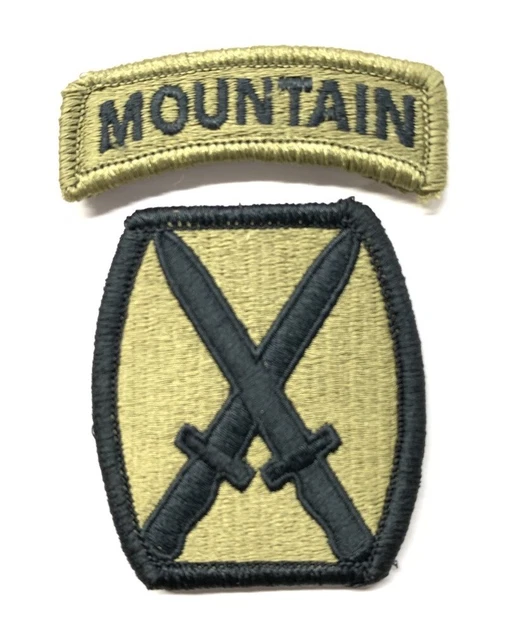 US ARMY 10TH Mountain Division OCP Multicam Uniform patch EUR 16,95