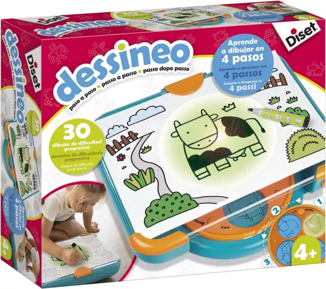 Diset 61018 Dessineo Lernspielzeug Zeichnen Kinder ab 4 NEU OVP