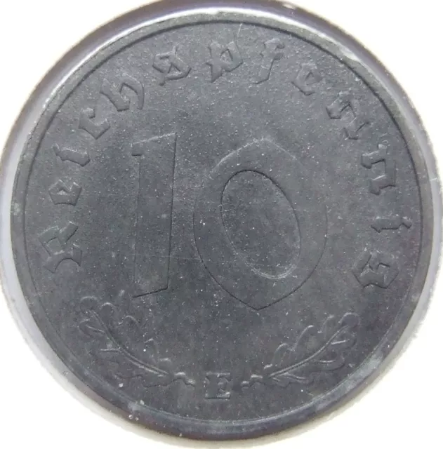 Münze Deutsches Reich 10 Reichspfennig 1945 E in Vorzüglich
