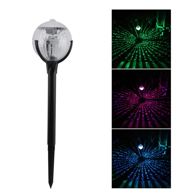 4 pièces / LED alimenté solaire lumière colorée solaire IP44 panneau