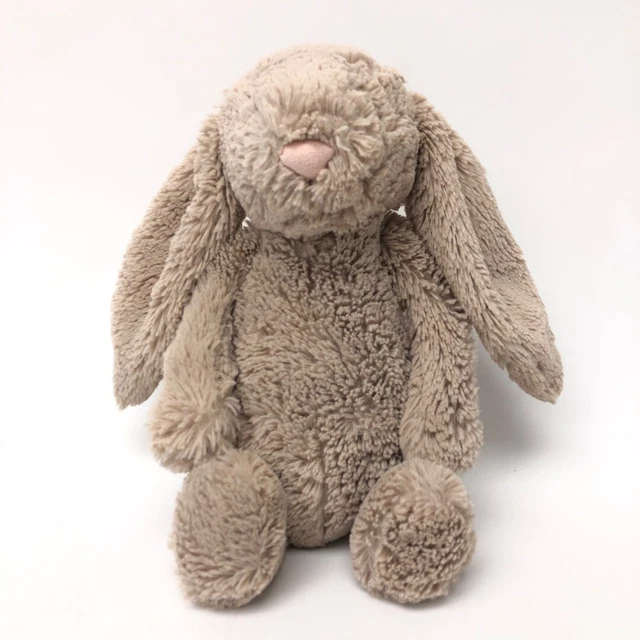 Cat Plus Rabbit JELLYCAT RABBIT TEDDY Bashful Bunny Rabbit Plush Soft Toy Light Brown ...