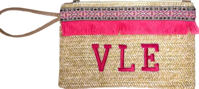 Pochette donna rafia paglia mare ecosostenibile  VLE VERA LIMITED EDITION