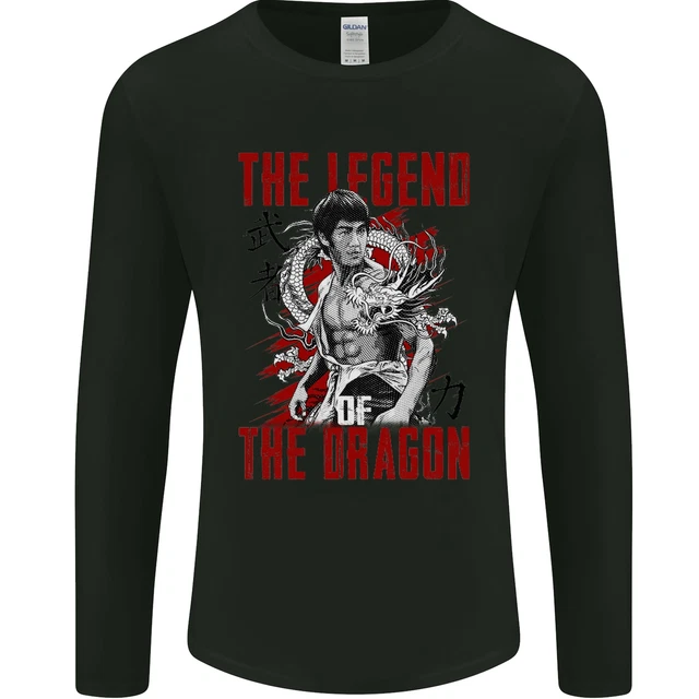 Legend of the Dragon MMA Martial Arts Movie Mens Long Sleeve T-Shirt