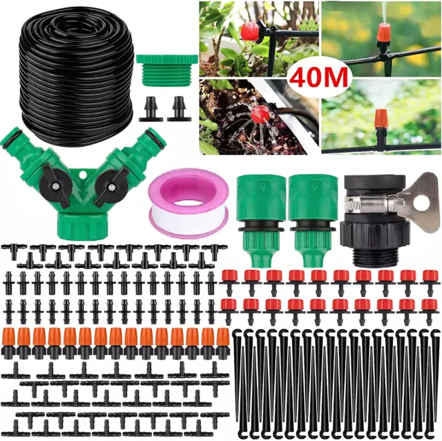 40M Bewässerungssystem Garten,Bewässerung Kit 158Pcs Garten DIY Micro Automatisc