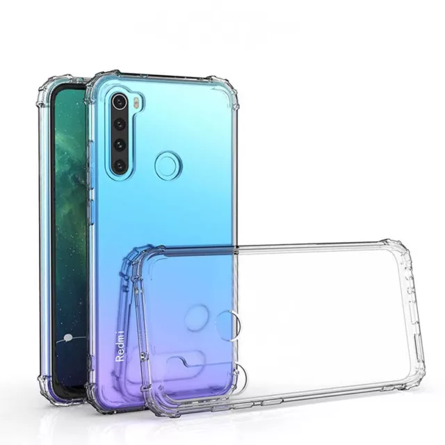 Funda Carcasa Para Xiaomi Redmi Note 8 Tpu Silicona Anti Golpes Reforzada