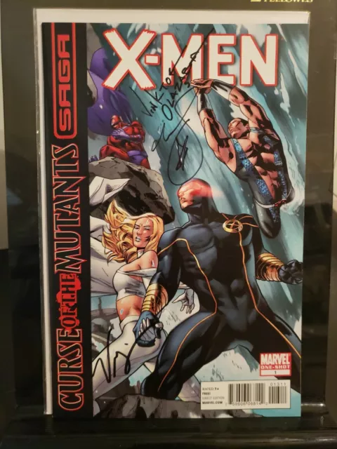 X-Men: Curse of the Mutants Saga Signed Mark Brooks Victor Gischler Olazaba