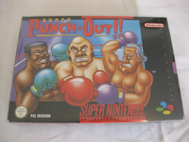 Super Nintendo Snes Super Punch Out Neuzustand! Pal OVP CIB 100% original! RAR!
