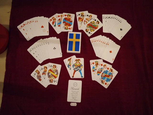 Obergs Spelkort Playing Card Deck, Complete!