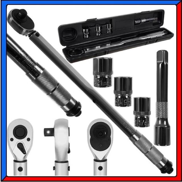 Chiave Dinamometrica 1/2 28-210Nm - Kit 5 Pezzi Con Cappucci - Foto 11