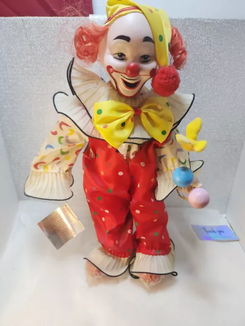 The Heritage Mint Ltd Collection Porcelain Clown 1989