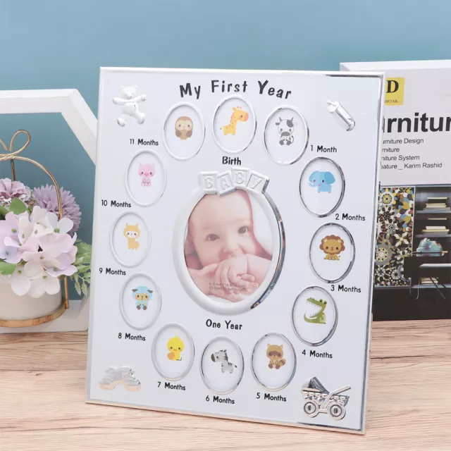 DIY Baby Growth Record Photo Frame - 12 Months