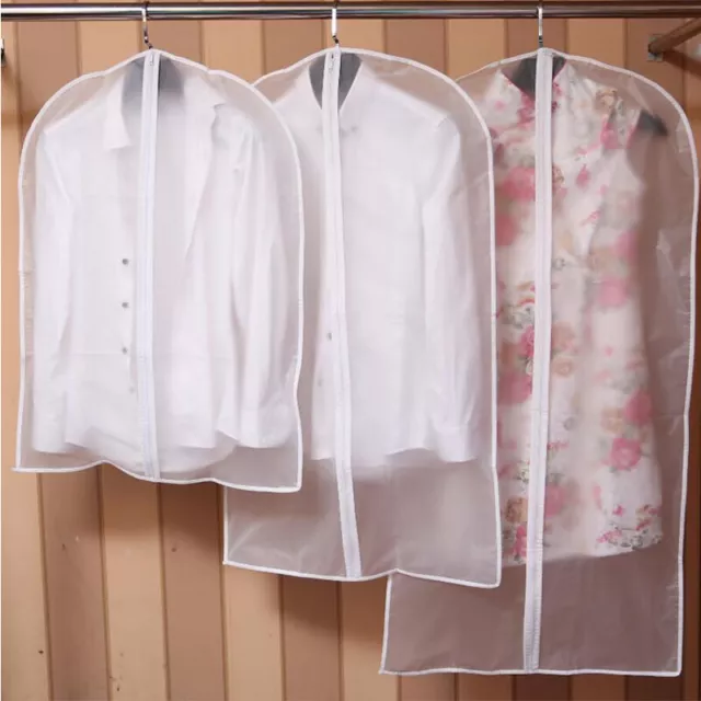 Garment Suit Dress Clothes Dustproof Cover Protector Wardrobe Clear Storage Bags