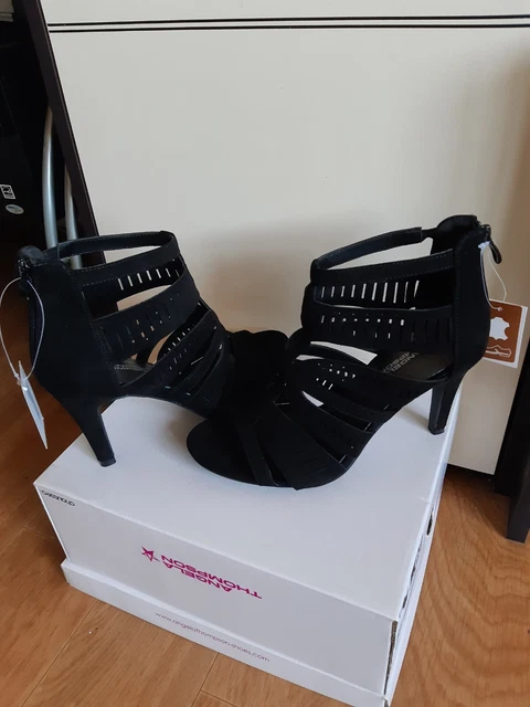 Sandales En Cuir Alain Manoukian - Femme - Pointure 39 - Marron Et Noir - Occasion
