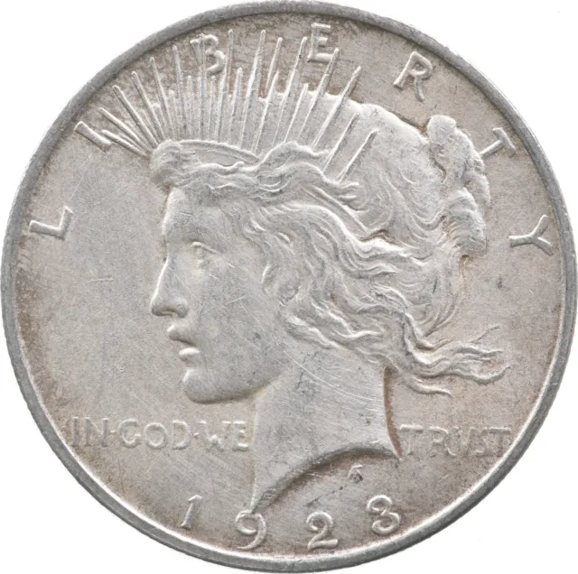 Better - 1923 Peace Silver Dollar - 90% US Coin *155