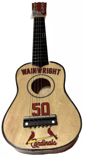 MLB, Other, St Louis Cardinals Sga Adam Wainwright Guitar 2 Playable 1123  In Hand