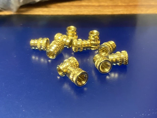 Dodge 6035-2BR312 Ultrasert® II Brass Threaded Insert 8-32 Plastics 3D Printing