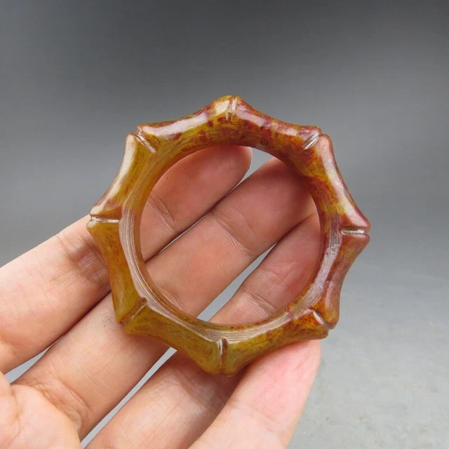 China, jade, hongshan culture, hand carving, natural jade, jade ring,pendant W08