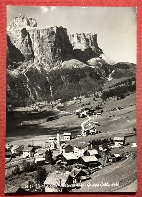 Cartolina - ( Val Badia ) - Colfosco - Gruppo Sella - 1955