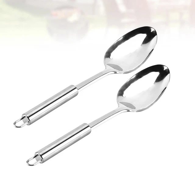 12 Cucchiai Da Minestra In Acciaio Inossidabile - Rotondi, 18.3 Cm, Per Ristorante O Casa - Foto 8