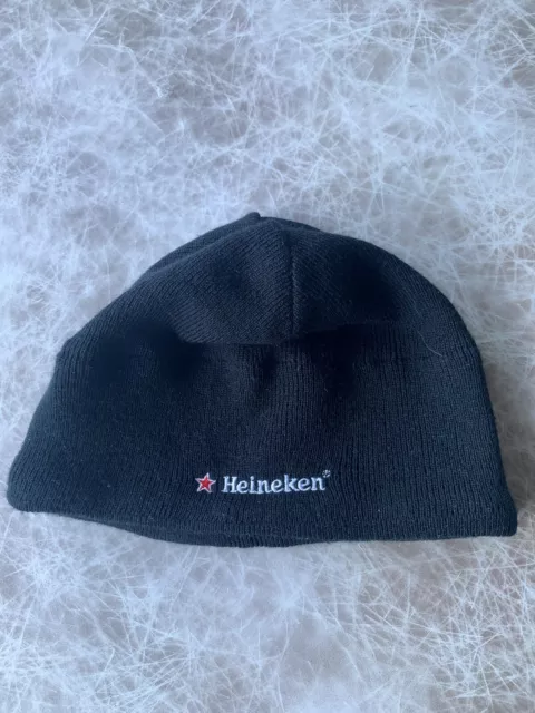 HEINEKEN BEER BEANIE Black One Size Unisex Accessories Beanies