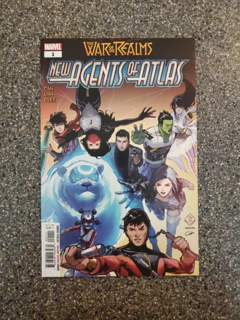 War of the Realms NEW AGENTS Of ATLAS #1 2019 NM 1st APP Luna AERO Wave 🔥 🔥 🔥