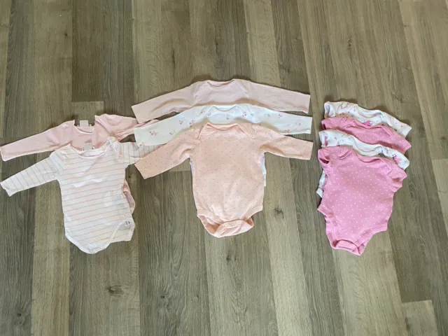 ❤️ Baby Girl Vest Bundle- 6-9 Months- Zara, Next, George ❤️ A20