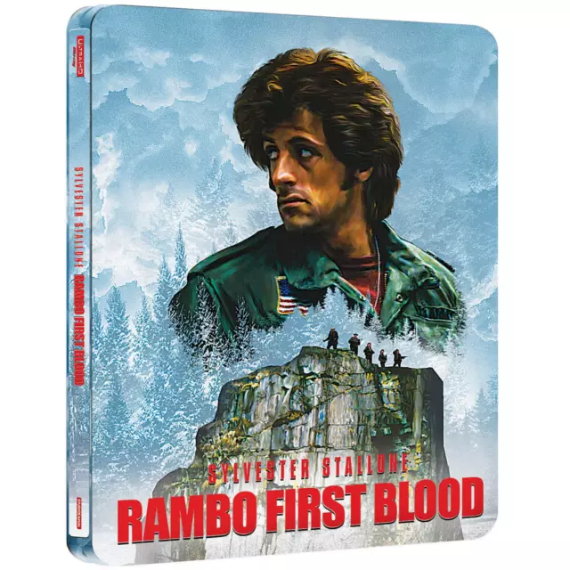 RAMBO FIRST BLOOD 4K ULTRA HD ZAVVI EXCLUSIVE STEELBOOK - Minor Damaged Case