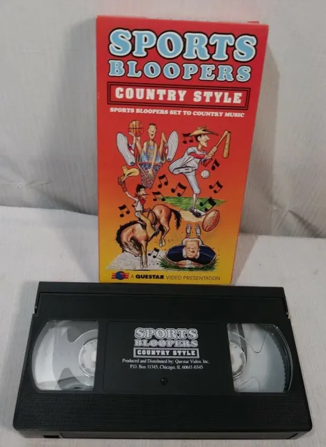 Sports Bloopers Country Style (VHS, 1994)