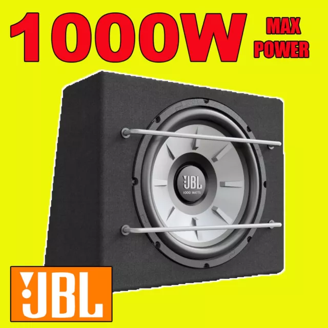 CAISSON DE BASSES audio de voiture JBL 12 pouces 1000 W conducteur basse  scène subwoofer boîte d'origine EUR 171,17 - PicClick FR