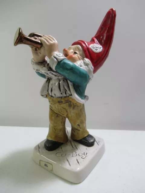 CO-BOY Figurine AL THE TRUMPET PLAYER 17 540-16 Goebel Germany GNOME Vintage